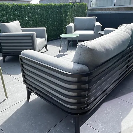 Penthouse Voor 2 Met 2 Ruime Terrassen Op 6 Min Wandelen Het 公寓 奥斯滕德