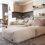 公寓 Penthouse Voor 2 Met 2 Ruime Terrassen Op 6 Min Wandelen Het 奥斯滕德