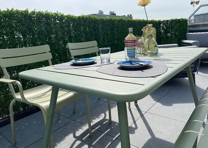 Appartement Penthouse Voor 2 Met 2 Ruime Terrassen Op 6 Min Wandelen Het